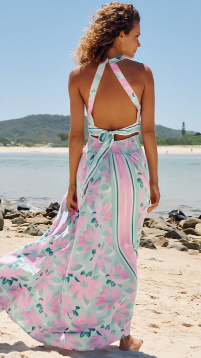 Load image into Gallery viewer, Endless Summer Maxi Dress - Voyage Print - Billy J
