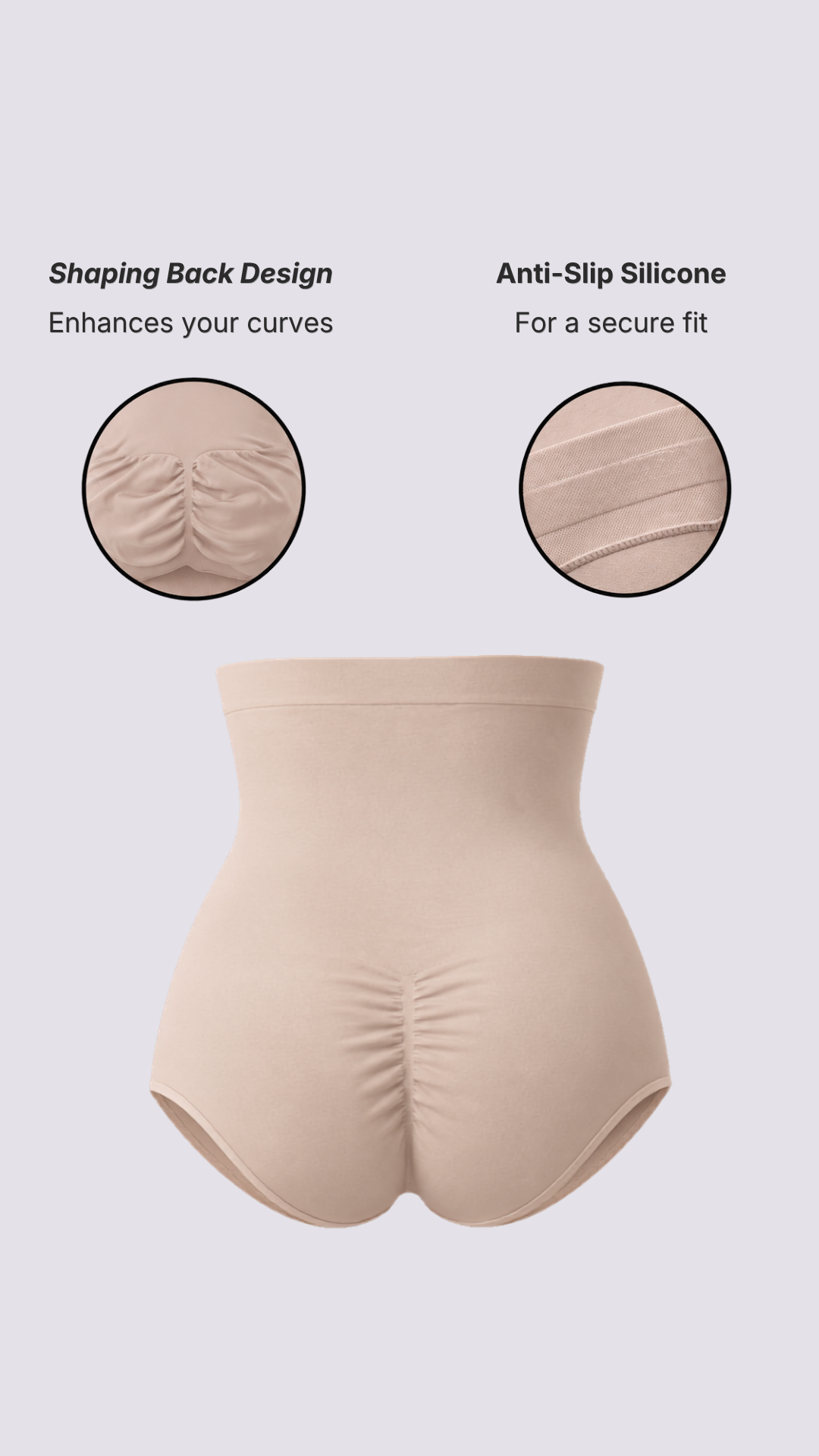 BZEZ Smoothing Sculpt High-Waisted Brief - Bare - Billy J