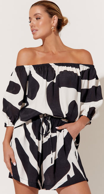 Genevieve Off Shoulder Top - Taormina