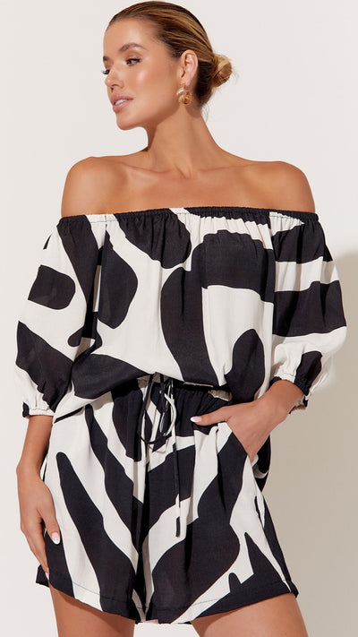 Load image into Gallery viewer, Genevieve Off Shoulder Top - Taormina - Billy J
