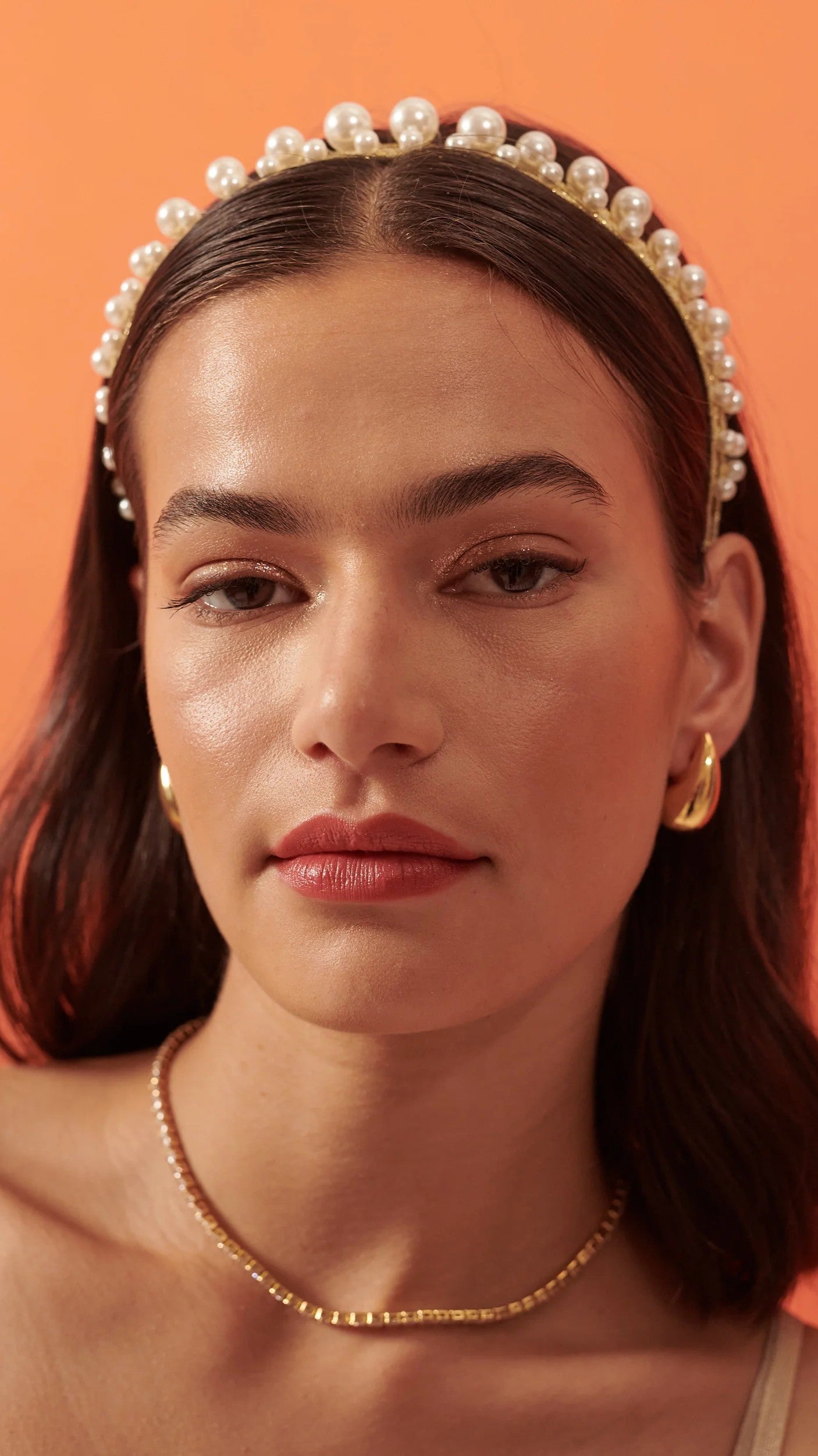 Diva Pearl Statement Headband - Pearl - Billy J