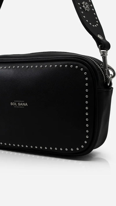 Load image into Gallery viewer, Sol Sana Camera Bag - Black/Silver - Billy J
