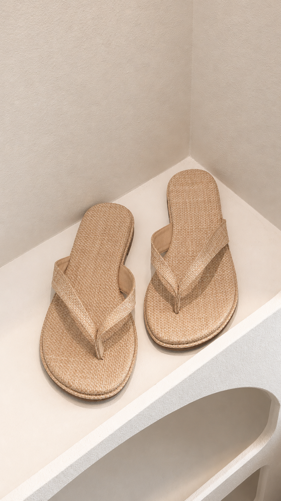 August Slide - Natural Raffia - Billy J