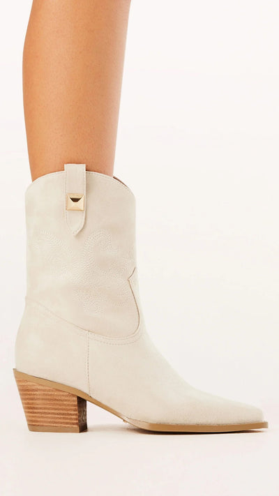 Load image into Gallery viewer, Darla Boot - Sand Suede - Billy J
