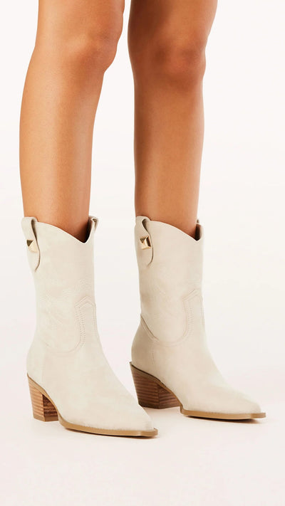 Load image into Gallery viewer, Darla Boot - Sand Suede - Billy J
