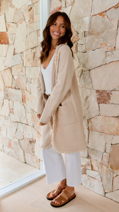 Load image into Gallery viewer, Kailena Cardigan - Beige
