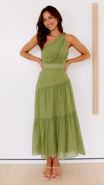 Load image into Gallery viewer, Jayma Maxi Dress - Olive - Billy J
