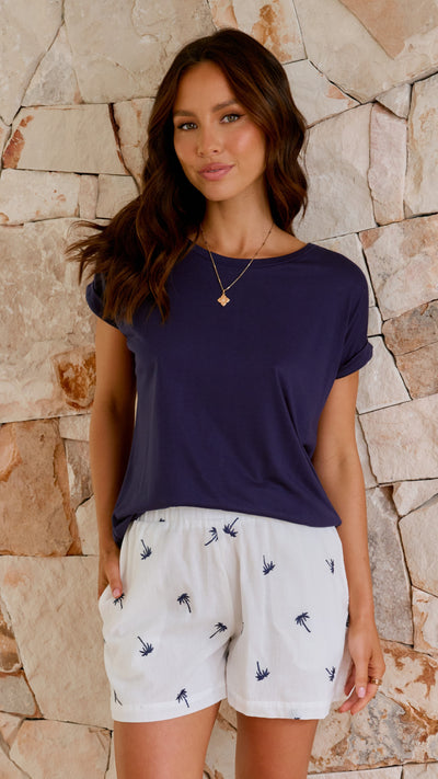 Load image into Gallery viewer, Kylie Tee - Navy

