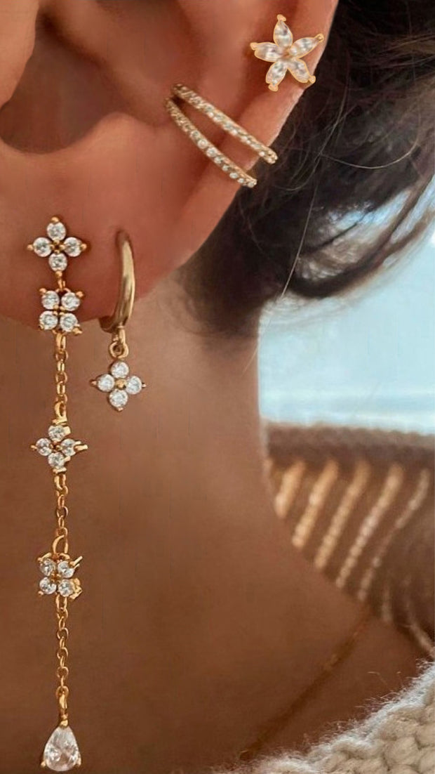 Becci Cuff Earrings - Gold - Billy J