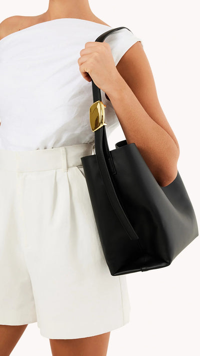 Load image into Gallery viewer, Francesca Shoulder Bag - Black - Billy J
