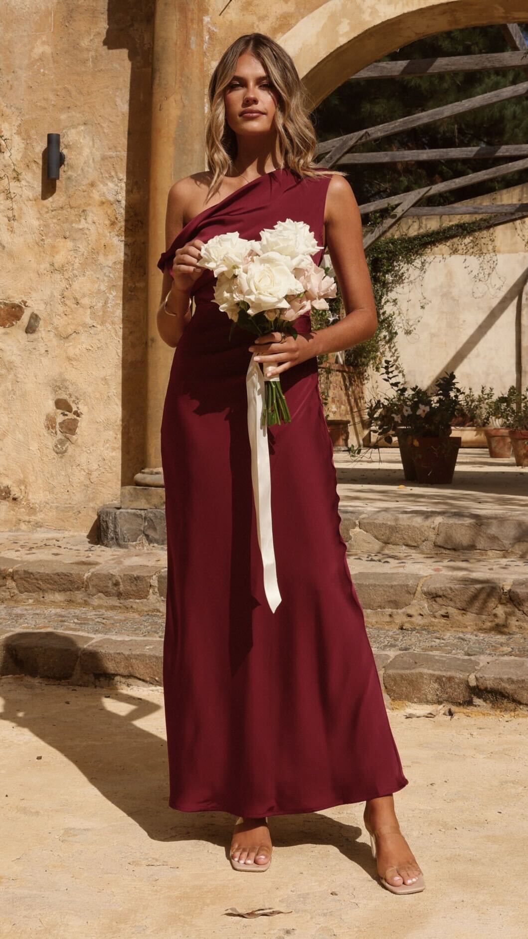 Gigi Maxi Dress - Wine - Billy J