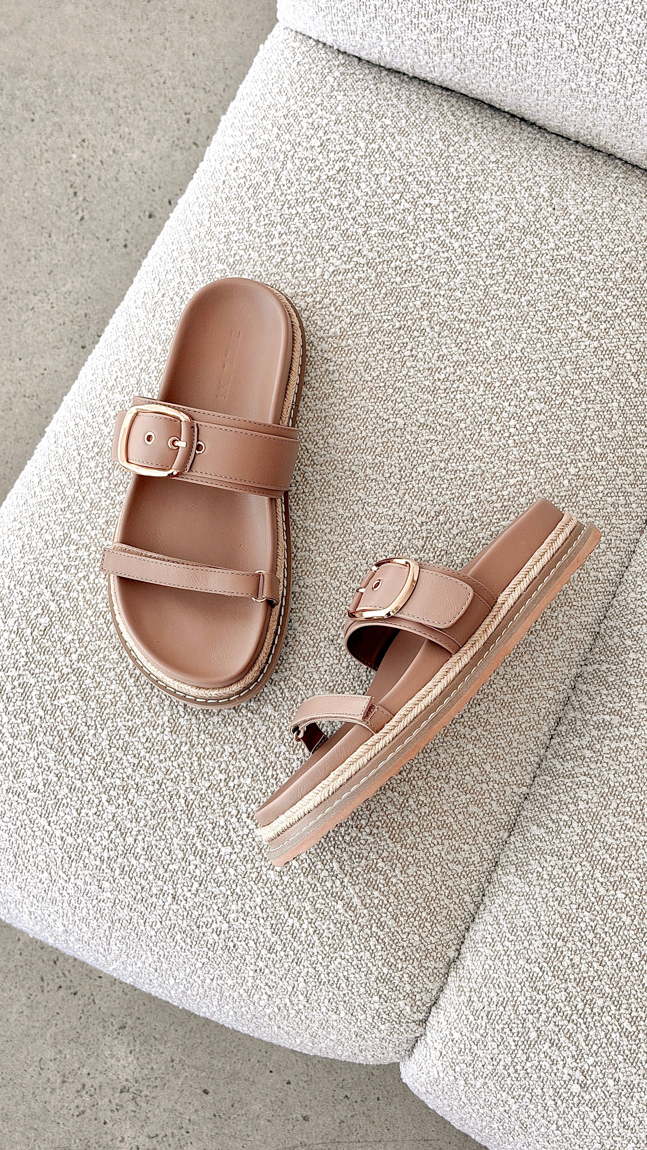 Tabitha Slide - Light Cashew - Billy J