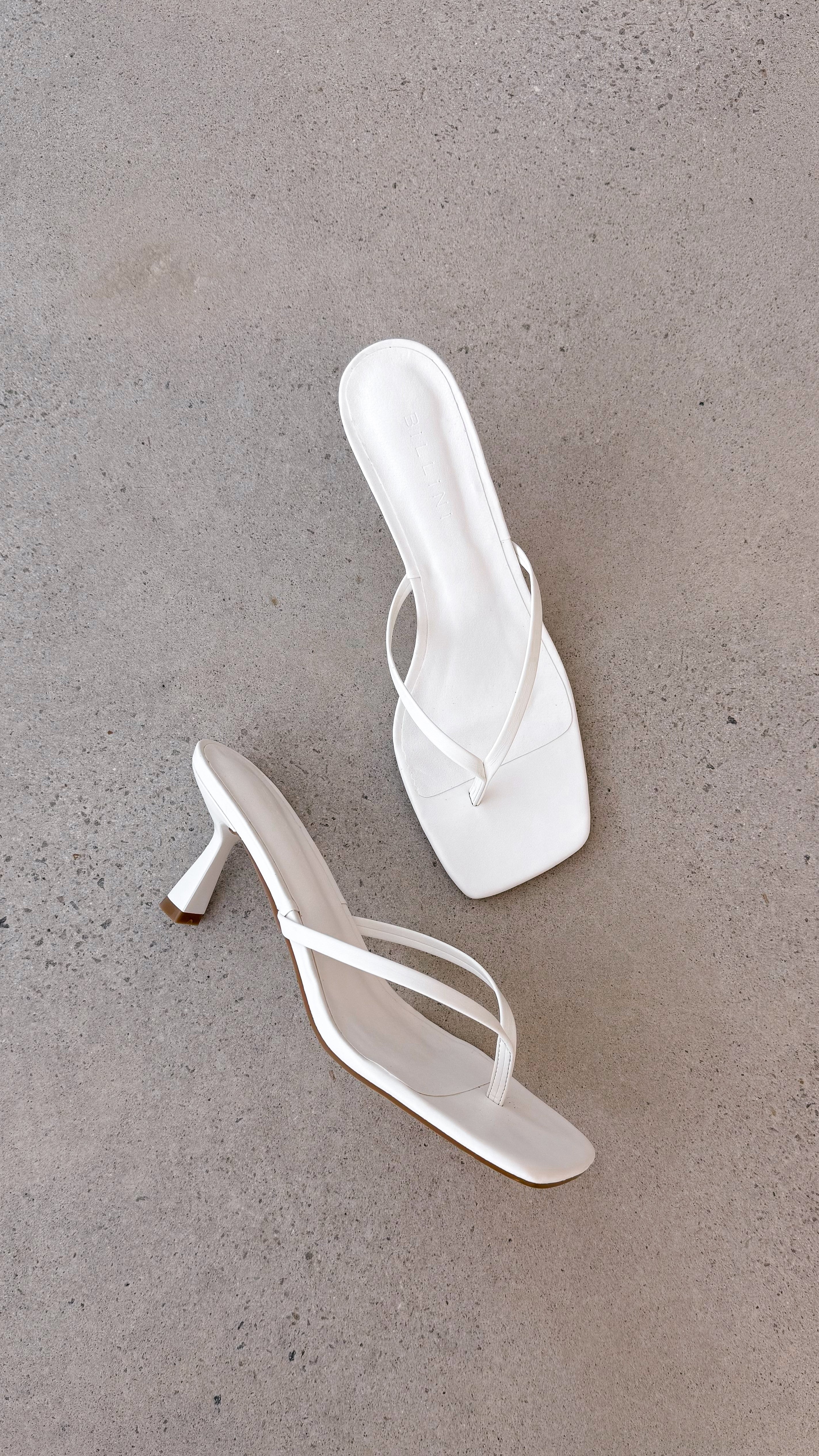 Xami Heel -  White - Billy J