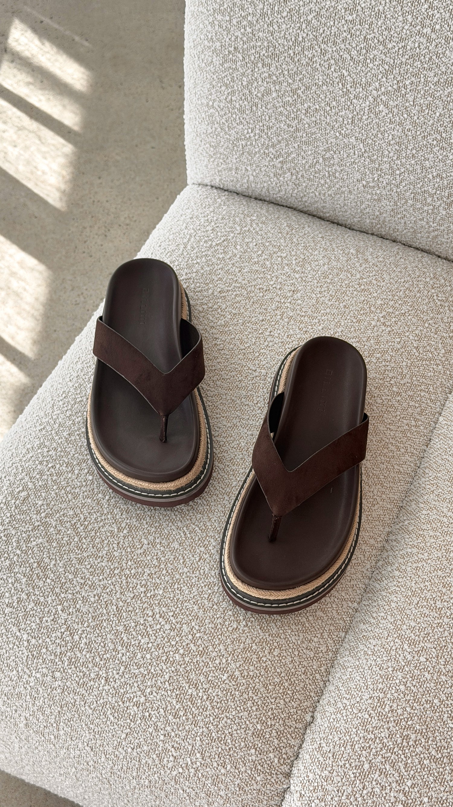 Arley Slide - Cocoa Suede - Billy J