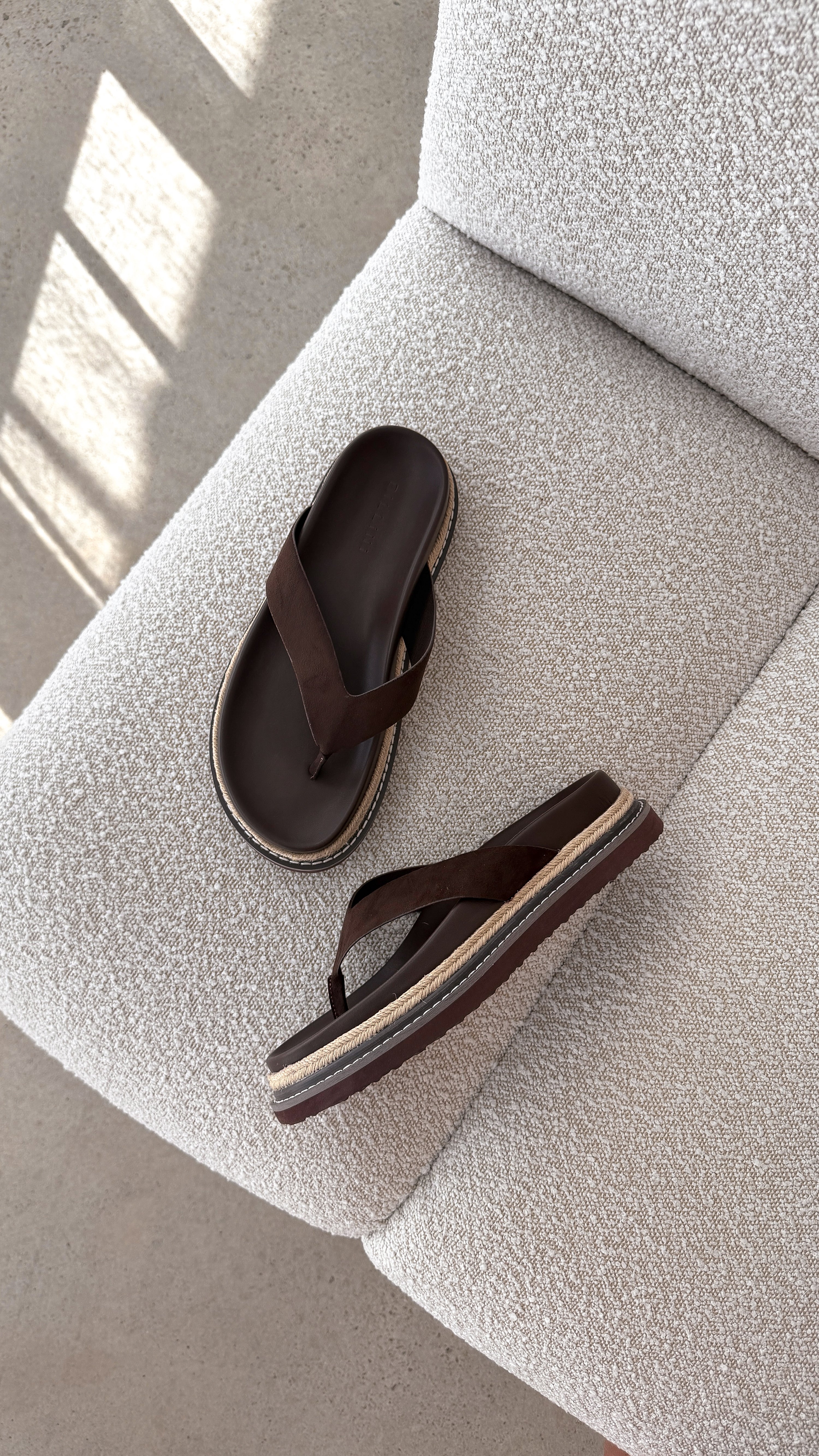 Arley Slide - Cocoa Suede - Billy J