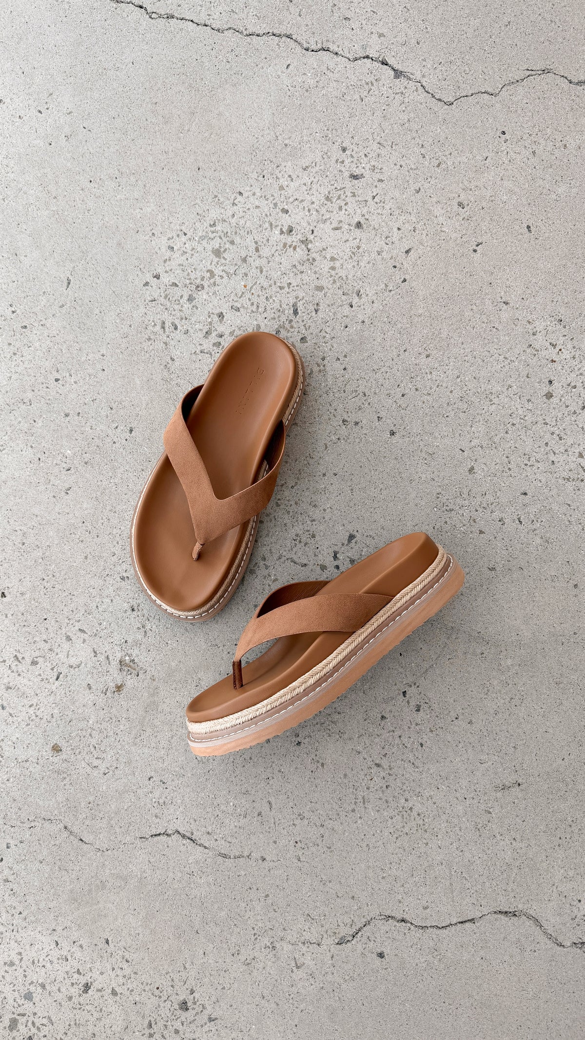 Arley Slide - Sandstone Faux Suede - Billy J