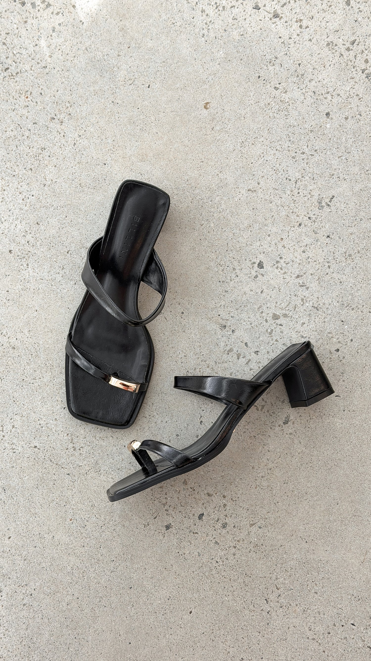 Iverson Heel - Black Shine - Billy J