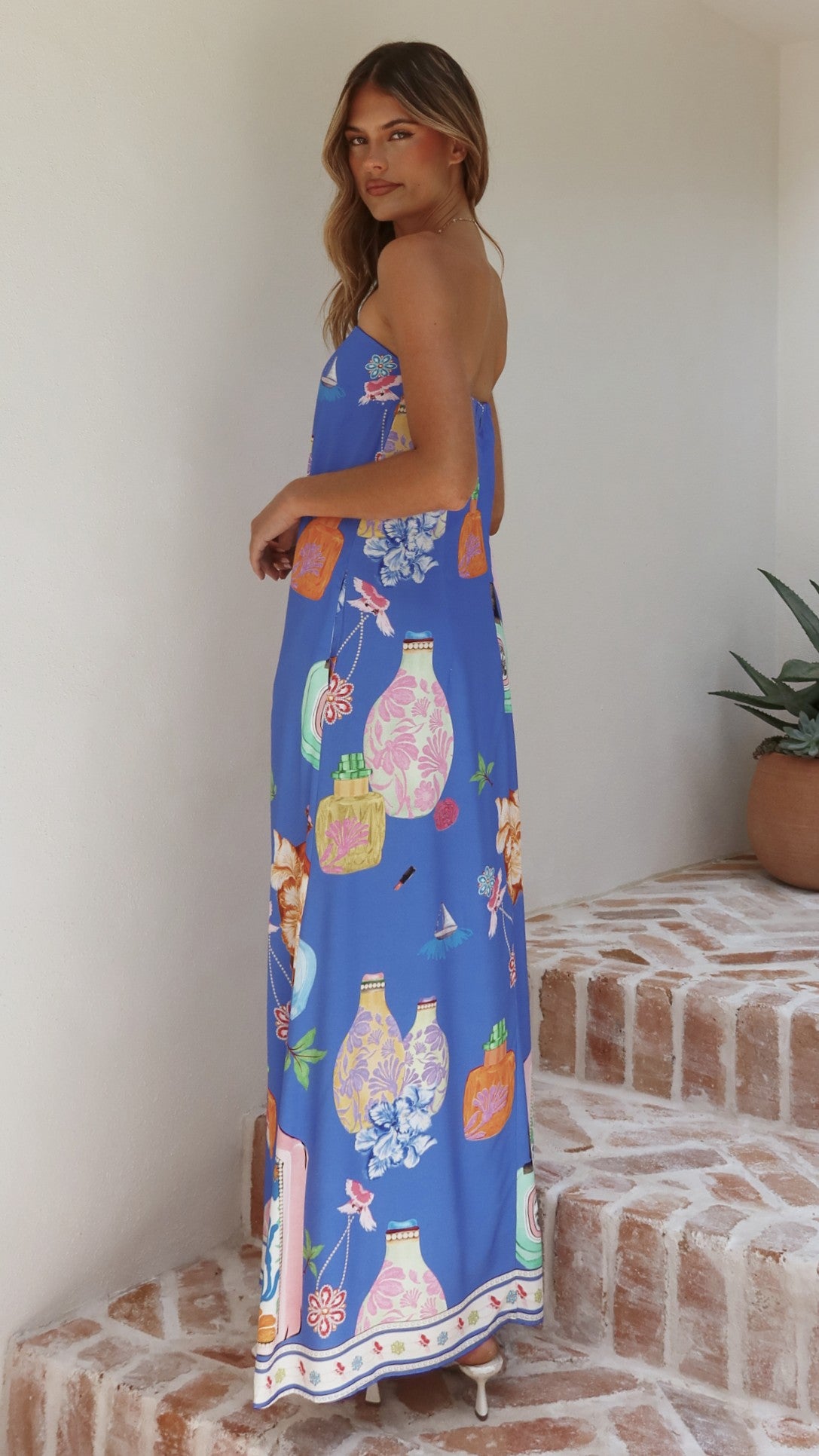 Elida Strapless Maxi Dress - Perfume Dreams - Billy J
