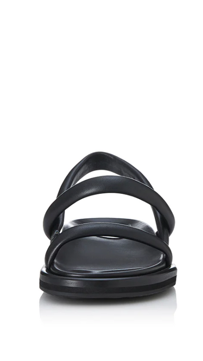 Load image into Gallery viewer, Daphne Slide - Black Leather

