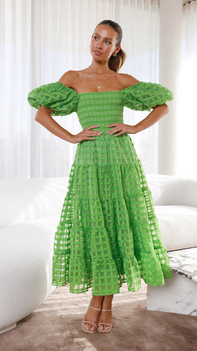 Load image into Gallery viewer, Deemi Maxi Dress - Green
