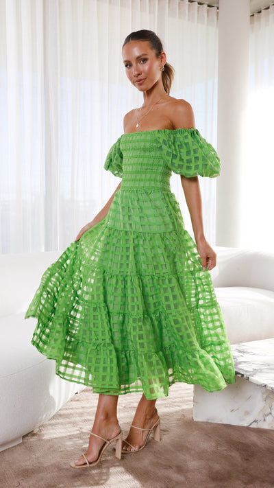Load image into Gallery viewer, Deemi Maxi Dress - Green
