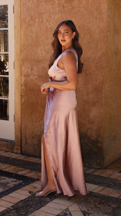 Load image into Gallery viewer, Lucia Maxi Dress - Dusty Pink
