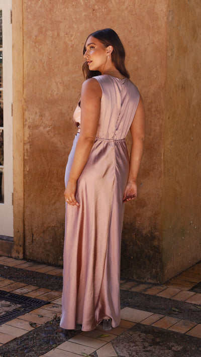 Load image into Gallery viewer, Lucia Maxi Dress - Dusty Pink - Billy J
