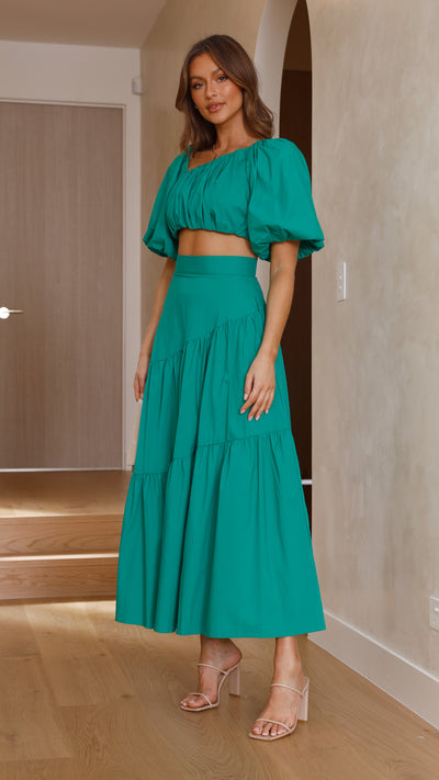 Load image into Gallery viewer, Jenni Maxi Skirt - Green
