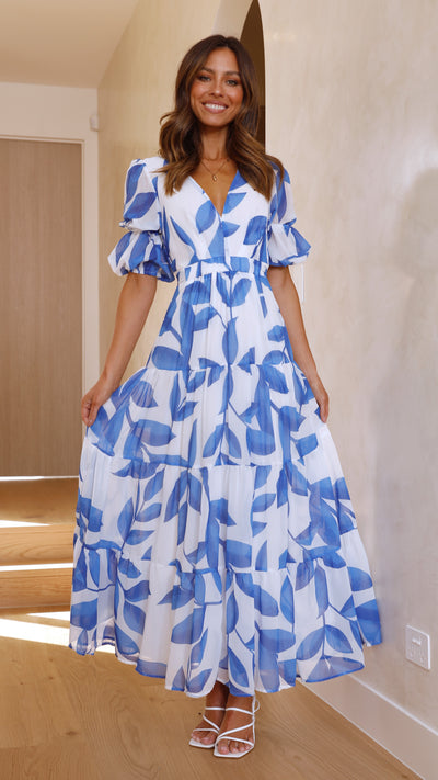 Load image into Gallery viewer, Peneople Midi Dress - Blue - Billy J
