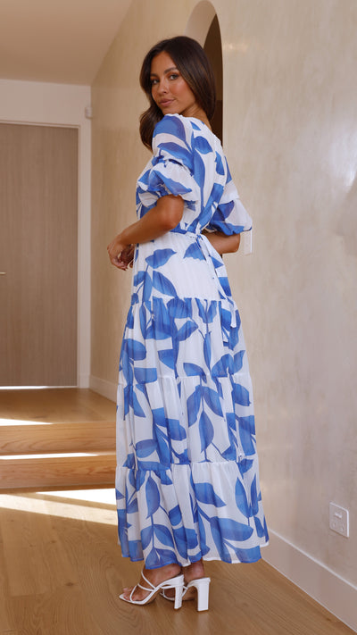 Load image into Gallery viewer, Peneople Midi Dress - Blue
