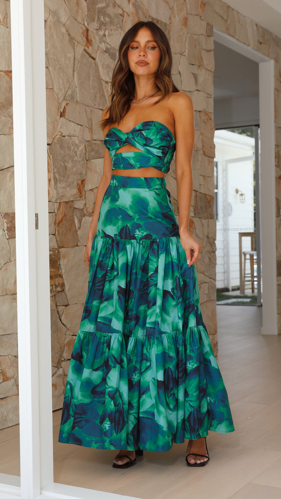Ayla Calista Skirt - Calista Green