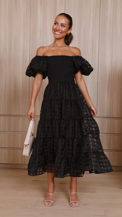 Load image into Gallery viewer, Deemi Maxi Dress - Black
