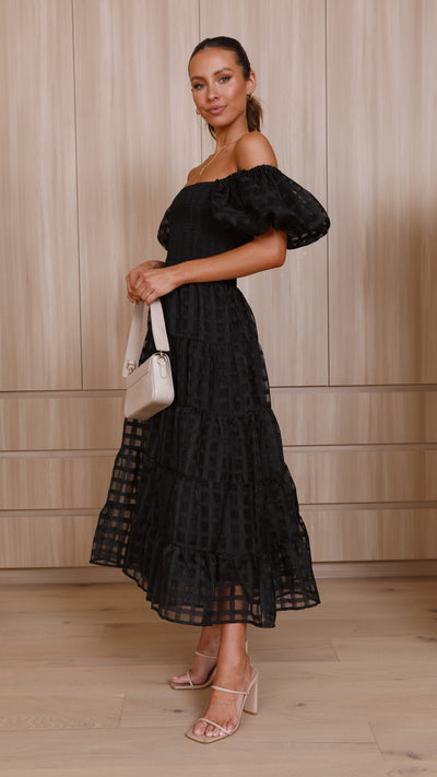 Load image into Gallery viewer, Deemi Maxi Dress - Black
