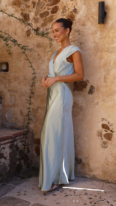 Load image into Gallery viewer, Selma Maxi Dress - Sage - Billy J
