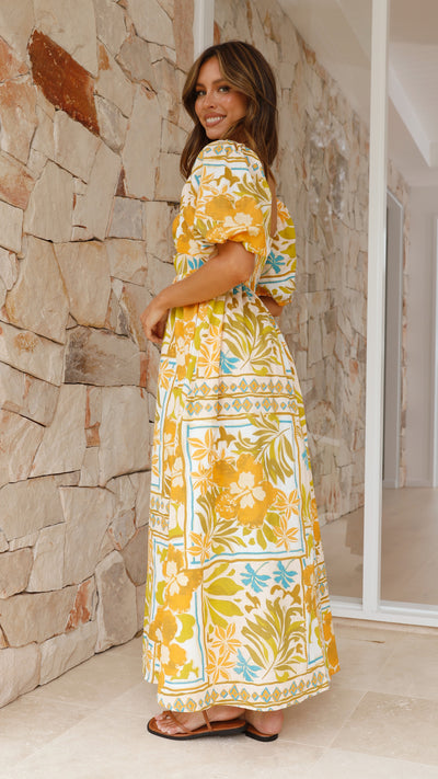 Load image into Gallery viewer, Tala Maxi Dress - Paradise Print
