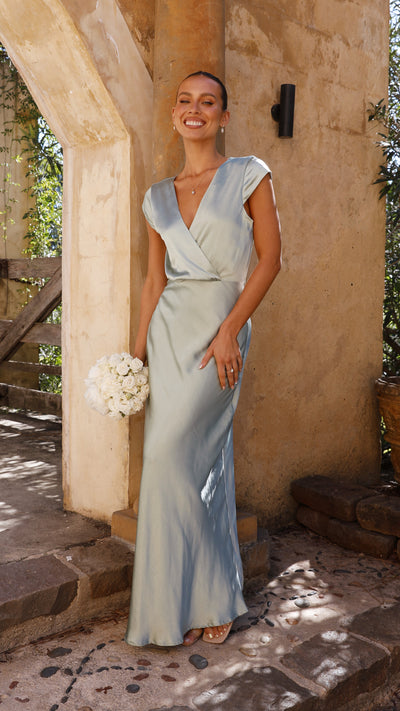 Load image into Gallery viewer, Selma Maxi Dress - Sage - Billy J
