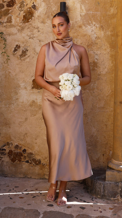 Load image into Gallery viewer, Esther Maxi Dress - Latte - Billy J
