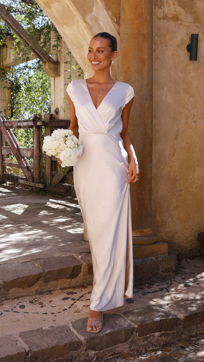 Load image into Gallery viewer, Selma Maxi Dress - Champagne

