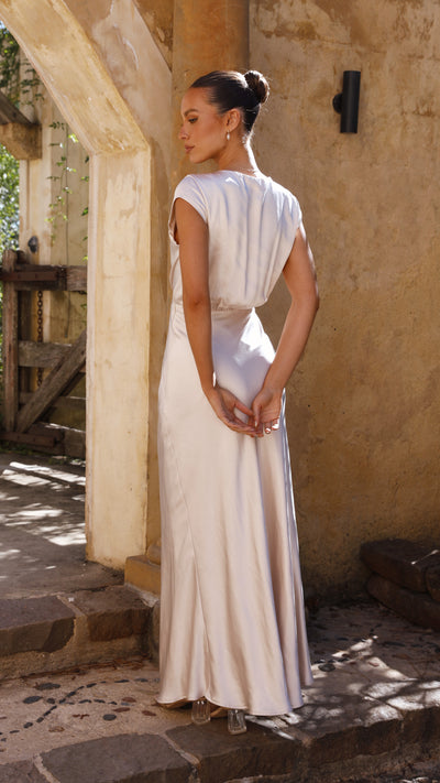 Load image into Gallery viewer, Selma Maxi Dress - Champagne
