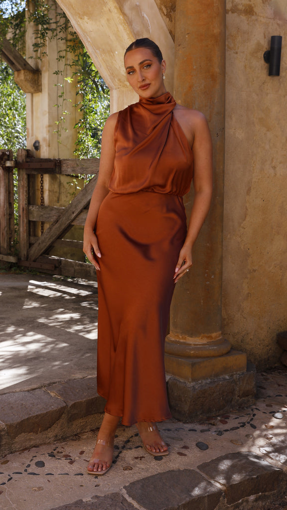 Esther Maxi Dress - Copper - Buy Women's Dresses - Billy J