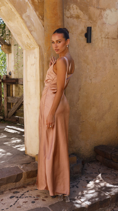 Load image into Gallery viewer, Alaria Maxi Dress - Clay - Billy J
