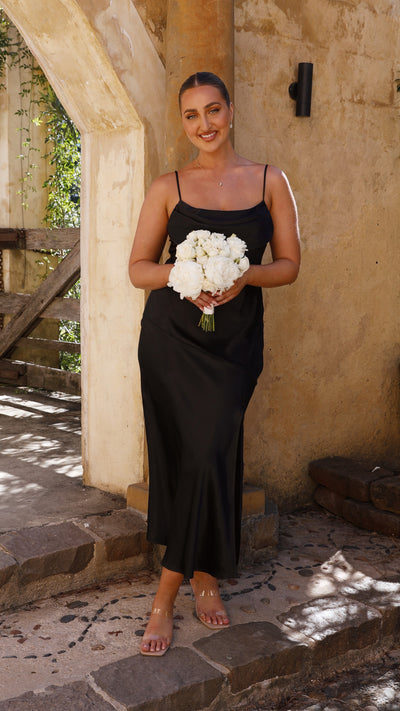 Load image into Gallery viewer, Celina Midi Dress - Black
