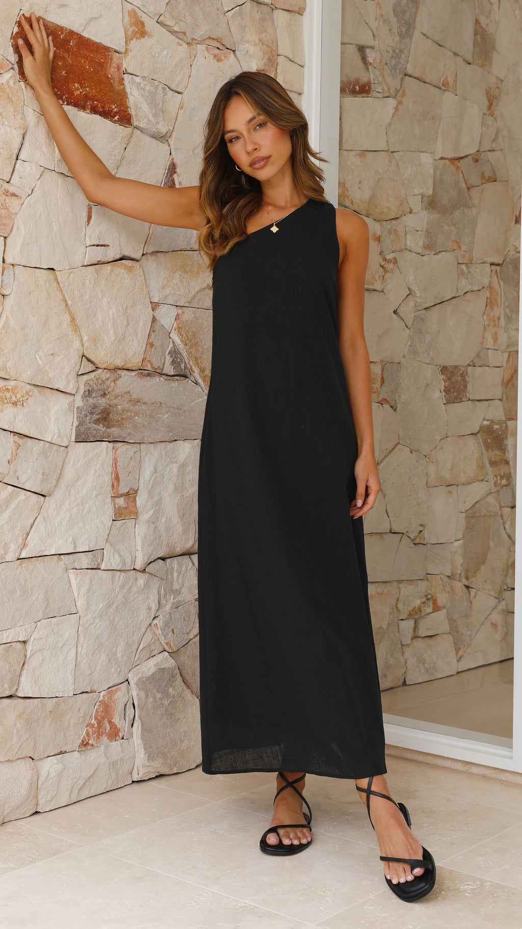Stormi Maxi Dress - Black