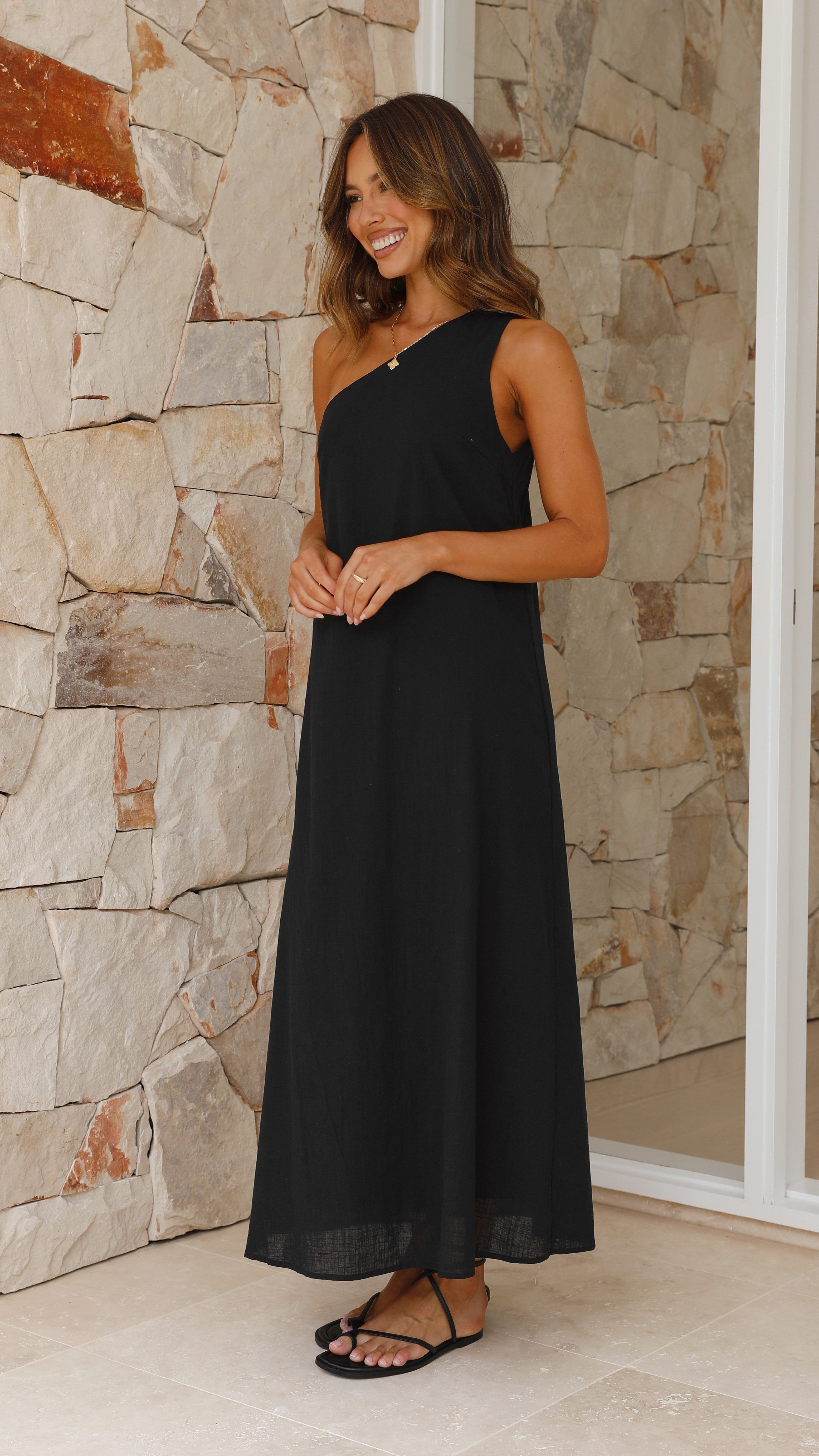 Stormi Maxi Dress - Black