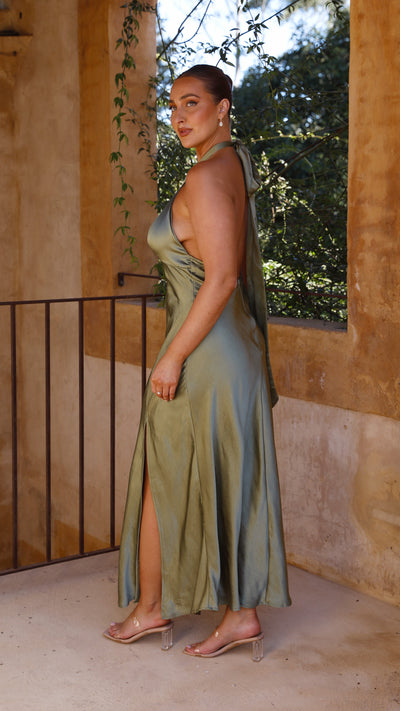 Load image into Gallery viewer, Amalia Maxi Dress - Olive
