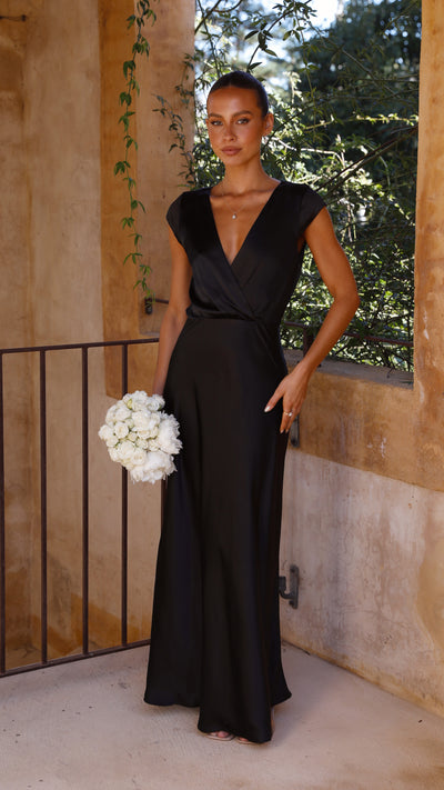 Load image into Gallery viewer, Selma Maxi Dress - Black
