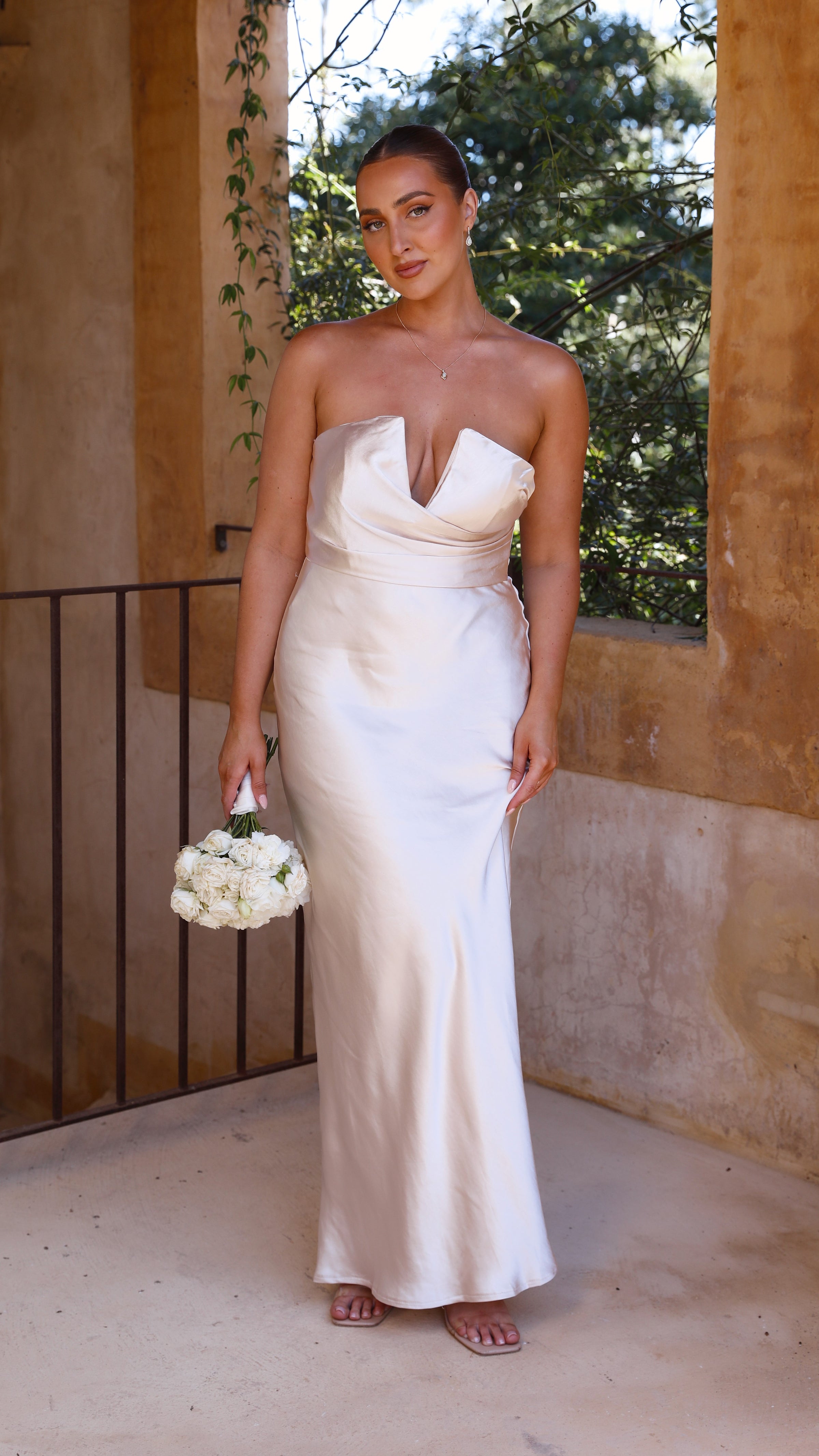 Valerie Maxi Dress - Champagne - Billy J