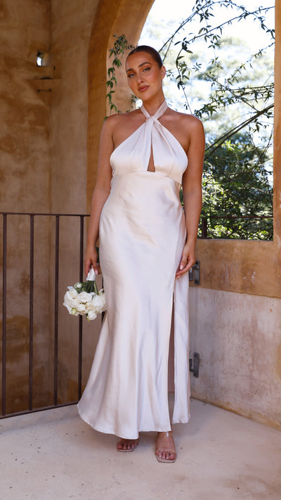 Load image into Gallery viewer, Amalia Maxi Dress - Champagne - Billy J
