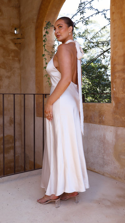 Load image into Gallery viewer, Amalia Maxi Dress - Champagne - Billy J
