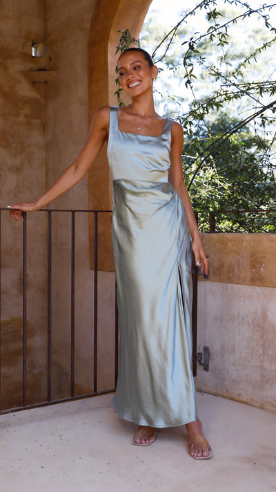 Load image into Gallery viewer, Alaria Maxi Dress - Sage - Billy J
